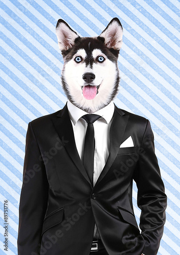 Portrait Of Man With Animal...