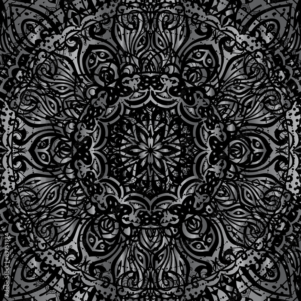 Silver mandala Silver mandala