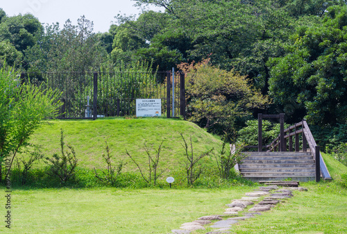 Fotografie Weather observation point in Kitanomaru Park,Tokyo Japan