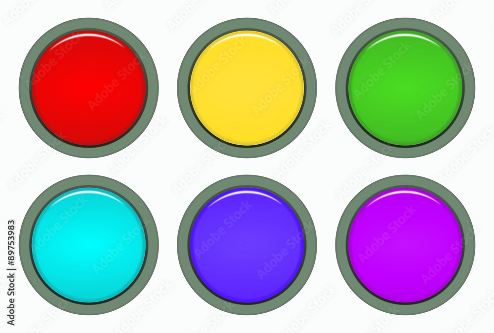 circle button isolated on white background circle button isolated on white background