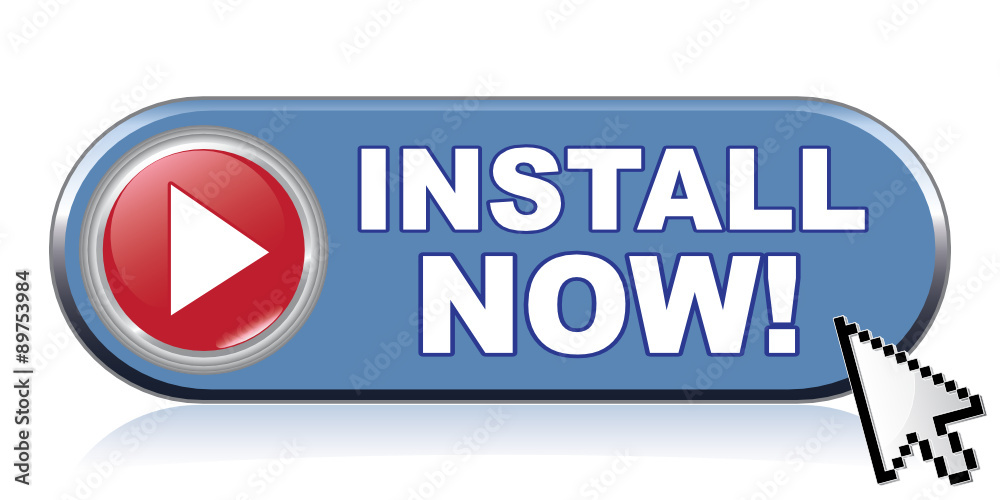 install now! icon install now! icon