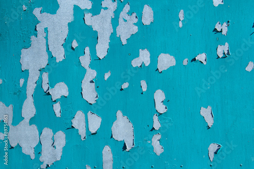 metal painted  rusty blue