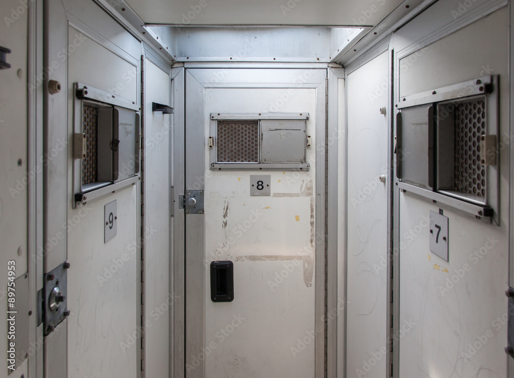 custom made wallpaper toronto digitalInside of a large bus used by police