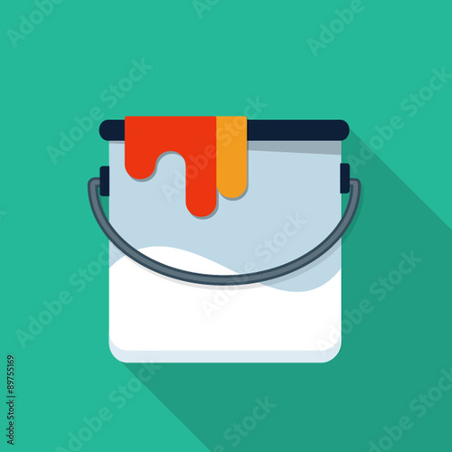 Vector paint can icon