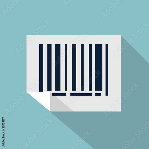 Vector bar code icon