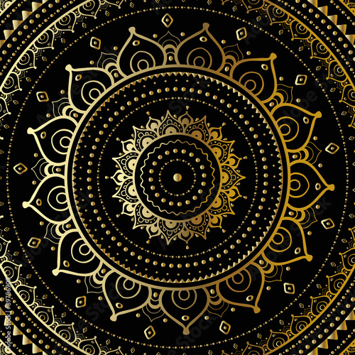 Gold mandala