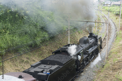 蒸気機関車 黒煙　パレオエクスプレス photo