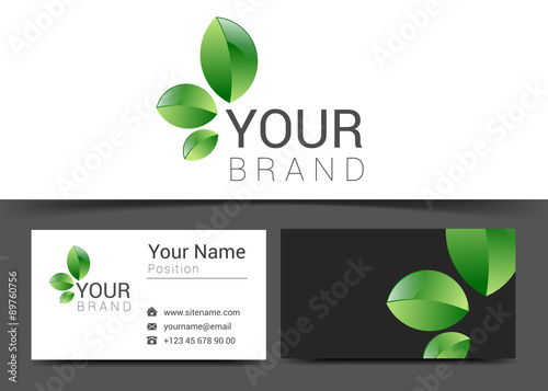 business card creative design template Corporate Identity logo