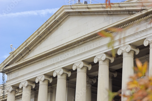 Southern Pediment & Portico of the Treasury Building, Washington DC photo