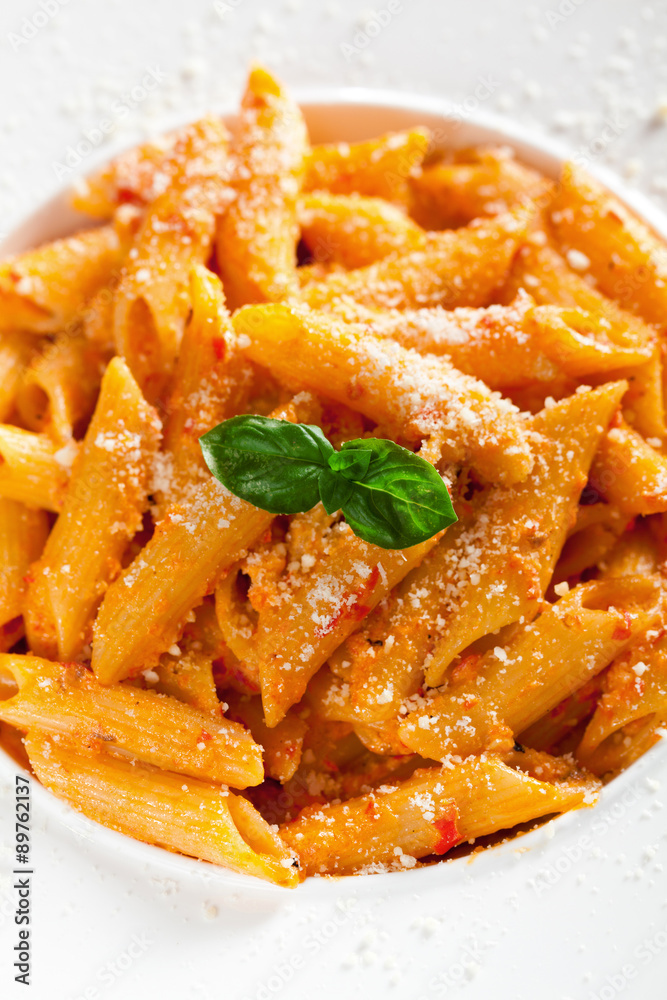 Pasta collection - Penne with cream and peppers Pasta collection - Penne with cream and peppers