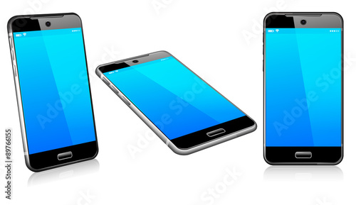 Phone Cell Smart Mobile 3D and 2D