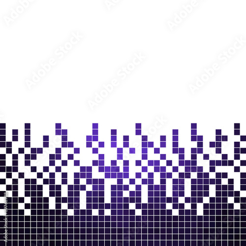 abstract vector square pixel mosaic background