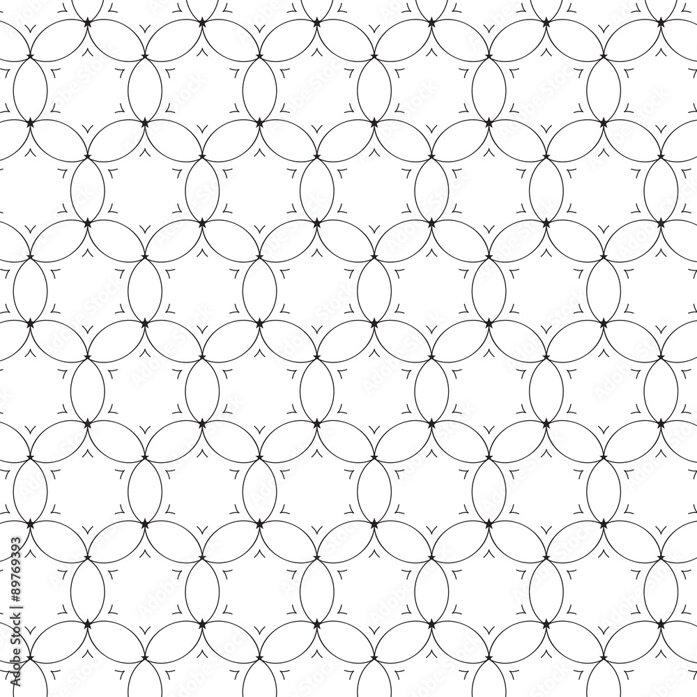 Fototapeta premium Geometric seamless pattern. Modern stylish texture. Geometric striped black linear.