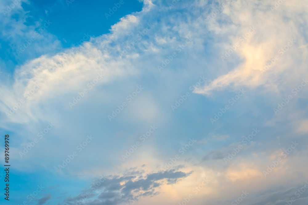 Obraz premium image of clear sky on day time for background usage .