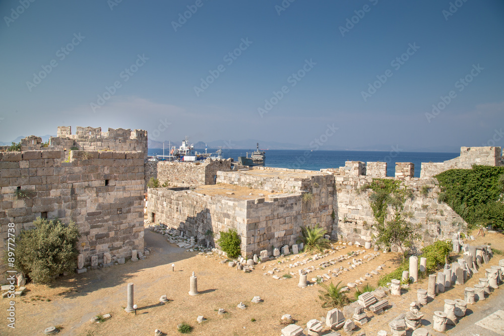 Ruins of Greek fortress