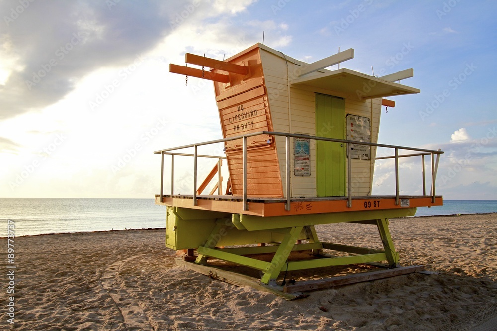 Art Deco Lifeguard posts, south beach Art Deco Lifeguard posts, south beach