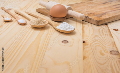 different sweet baking on a table