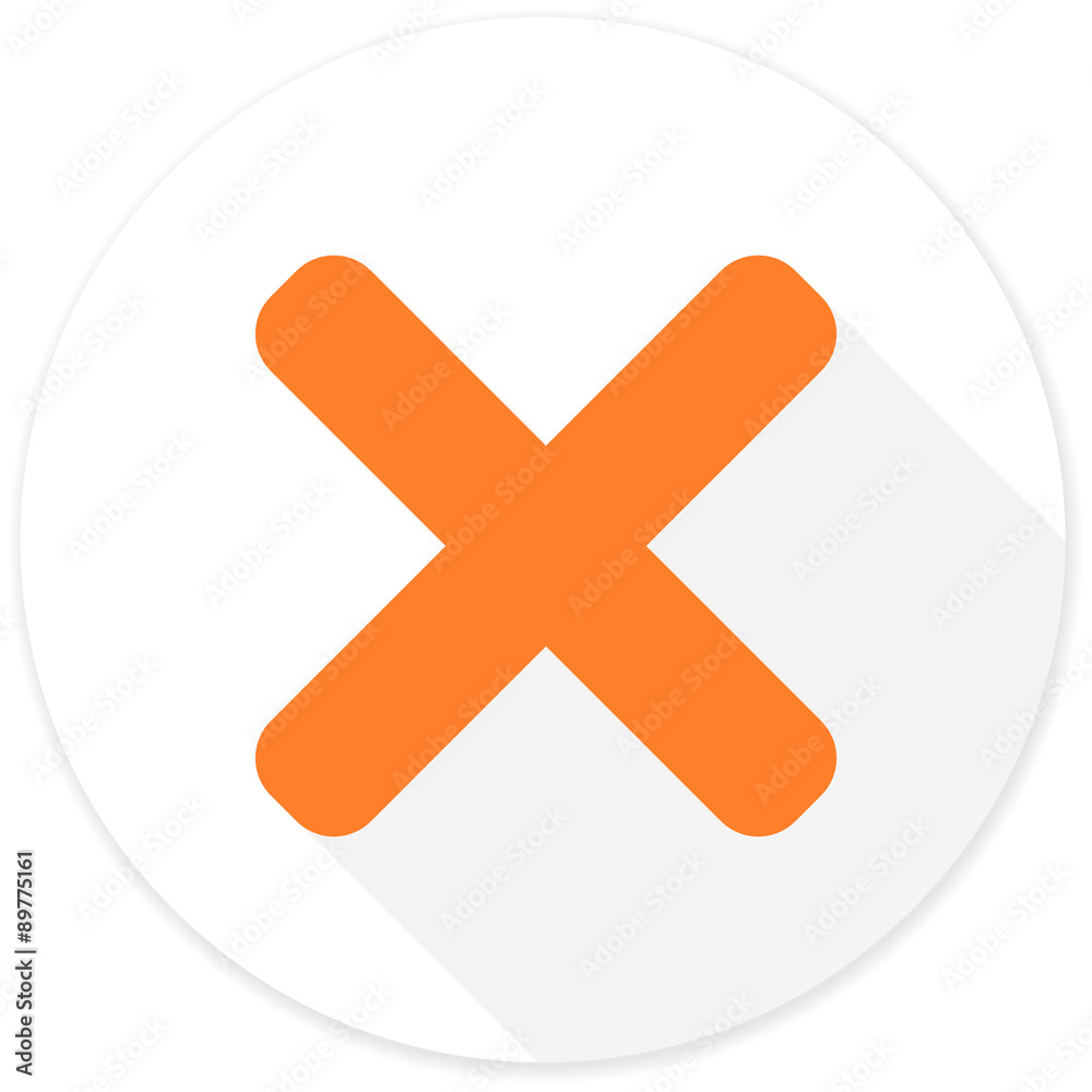 Obraz premium cancel flat design modern icon
