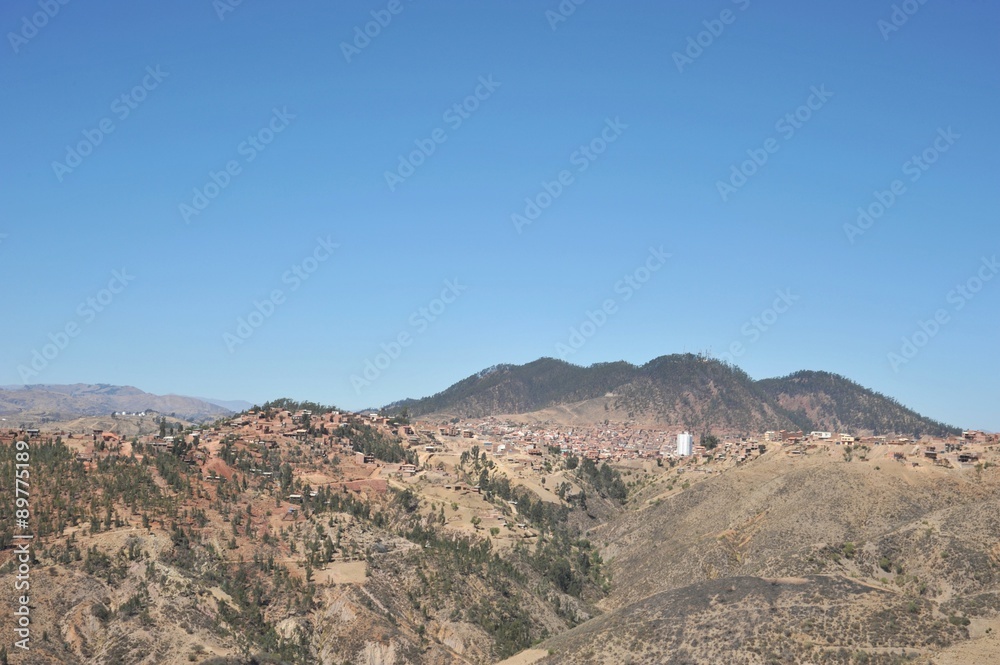 The outskirts of Sucre The outskirts of Sucre