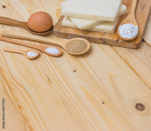 different sweet baking on a table