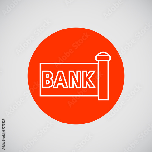 Bank signboard