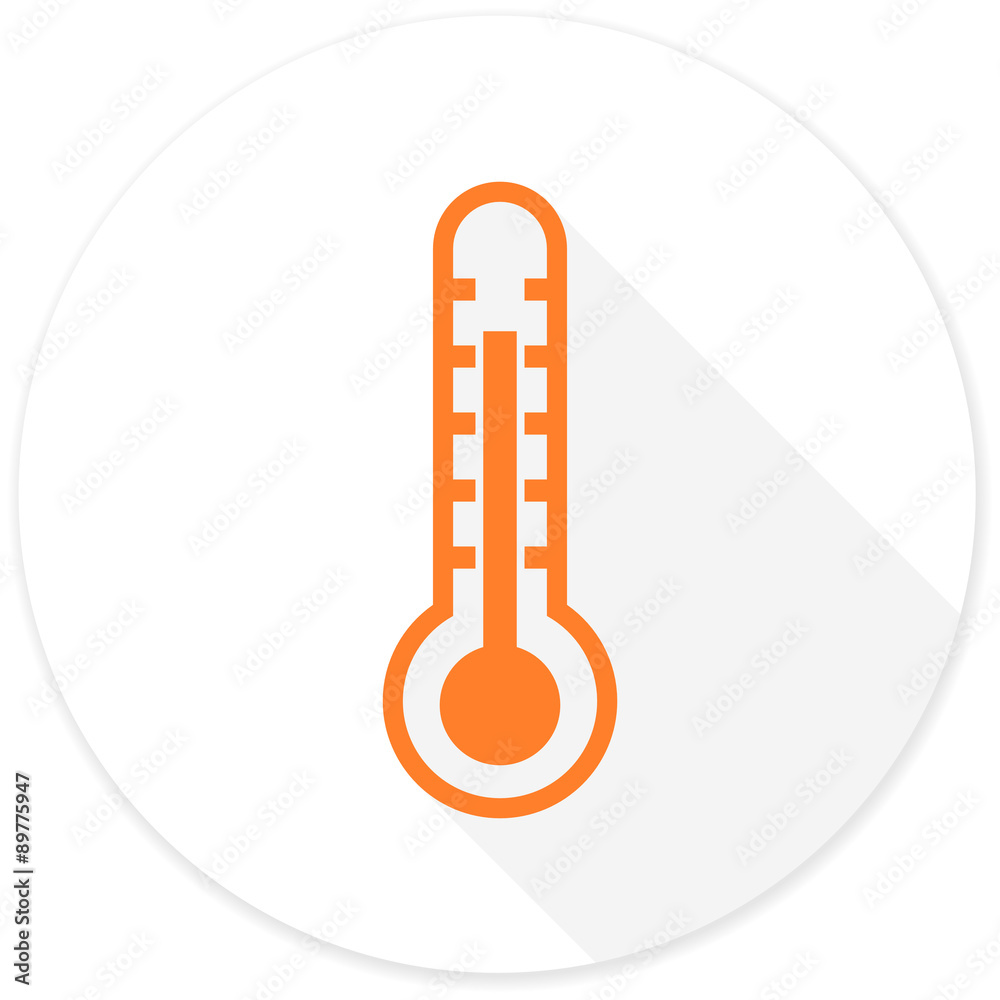 thermometer flat design modern icon thermometer flat design modern icon
