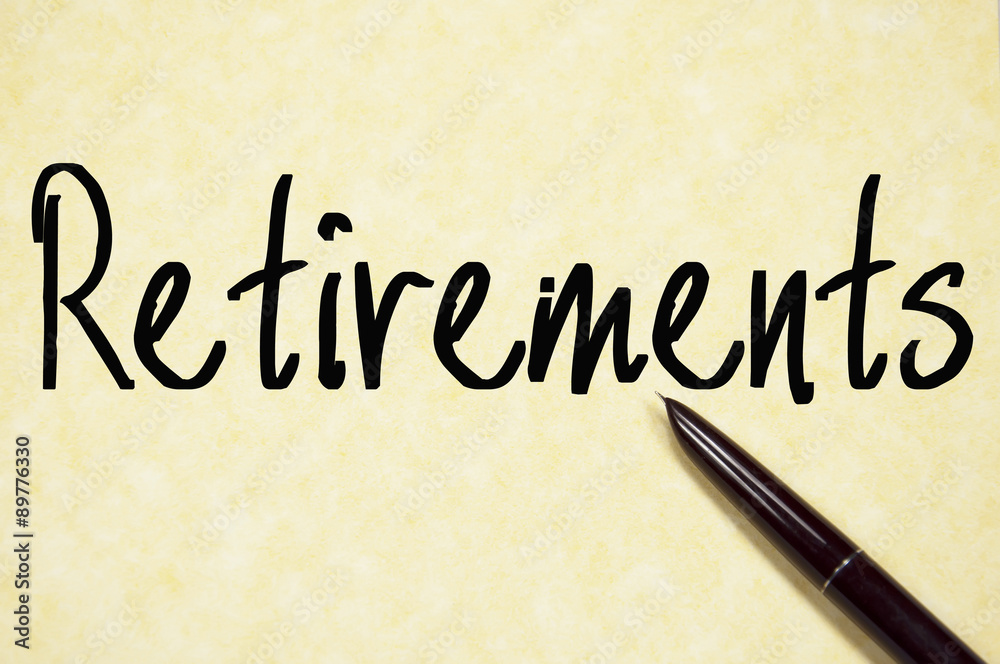 retirements word write on paper retirements word write on paper