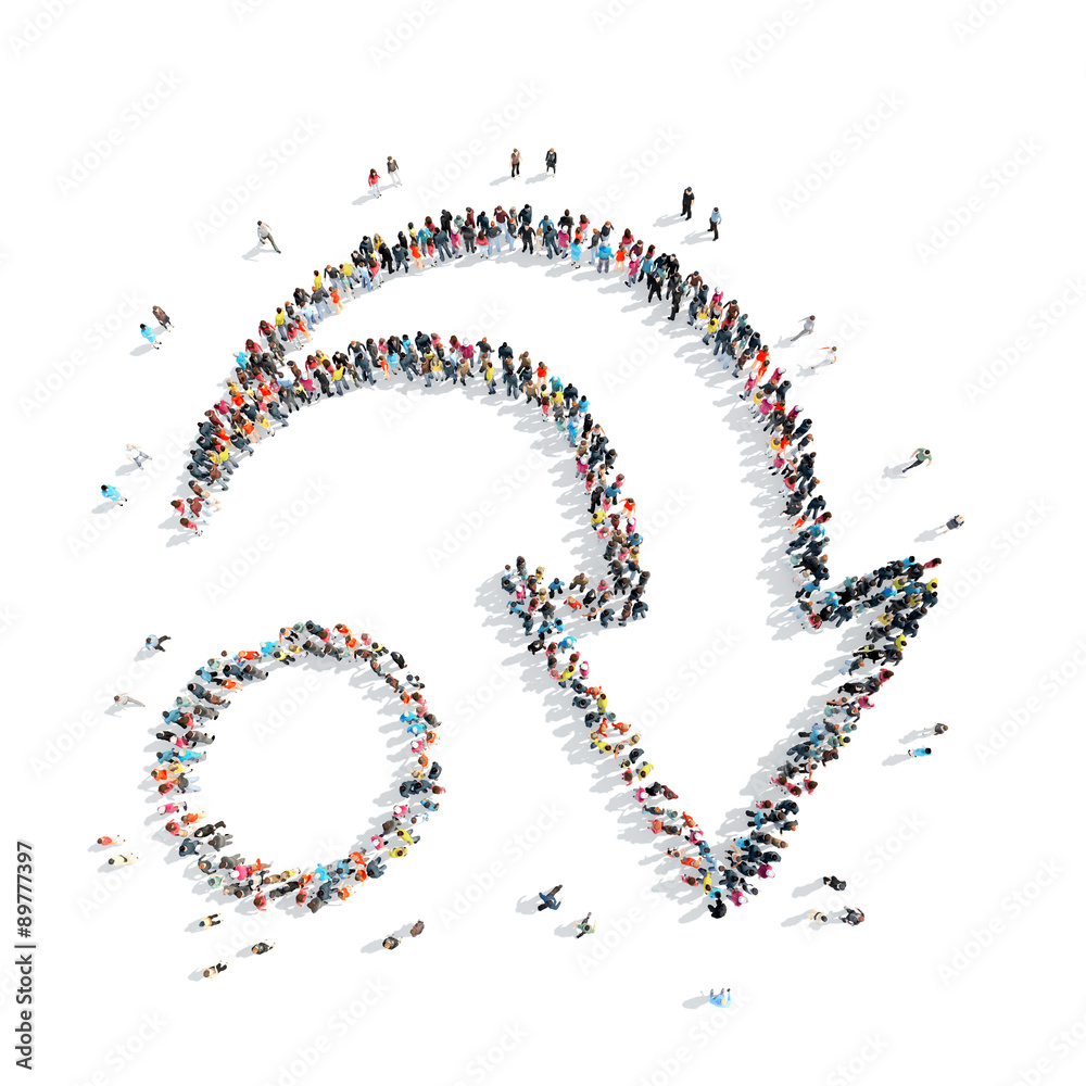 people shape arrow cartoon people shape arrow cartoon