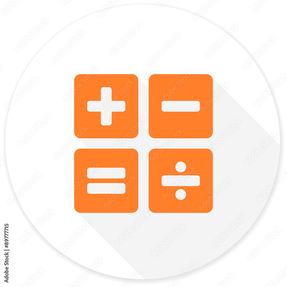 calculator flat design modern icon calculator flat design modern icon