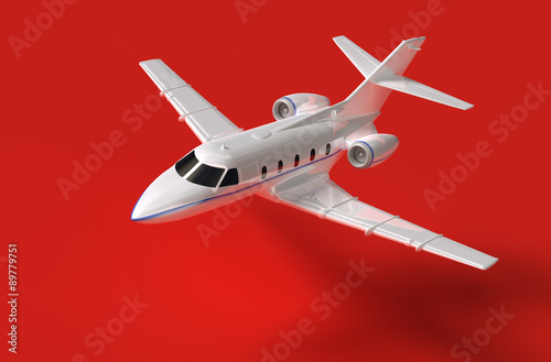 Jet aircraft.