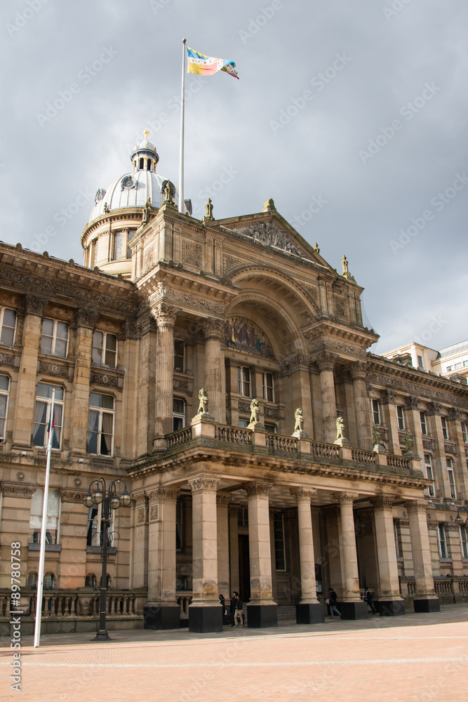 The front of Birmingham museum (Counsel House)