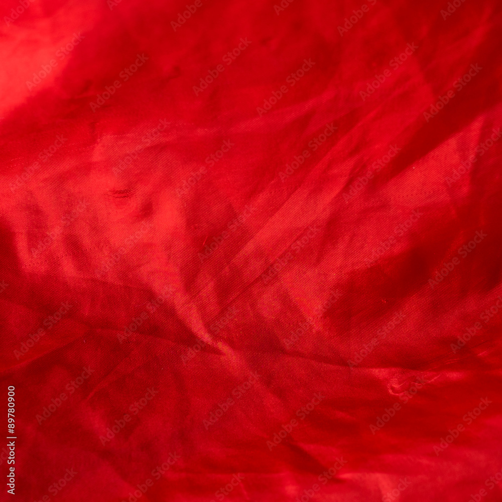 Red cloth texture as background Red cloth texture as background