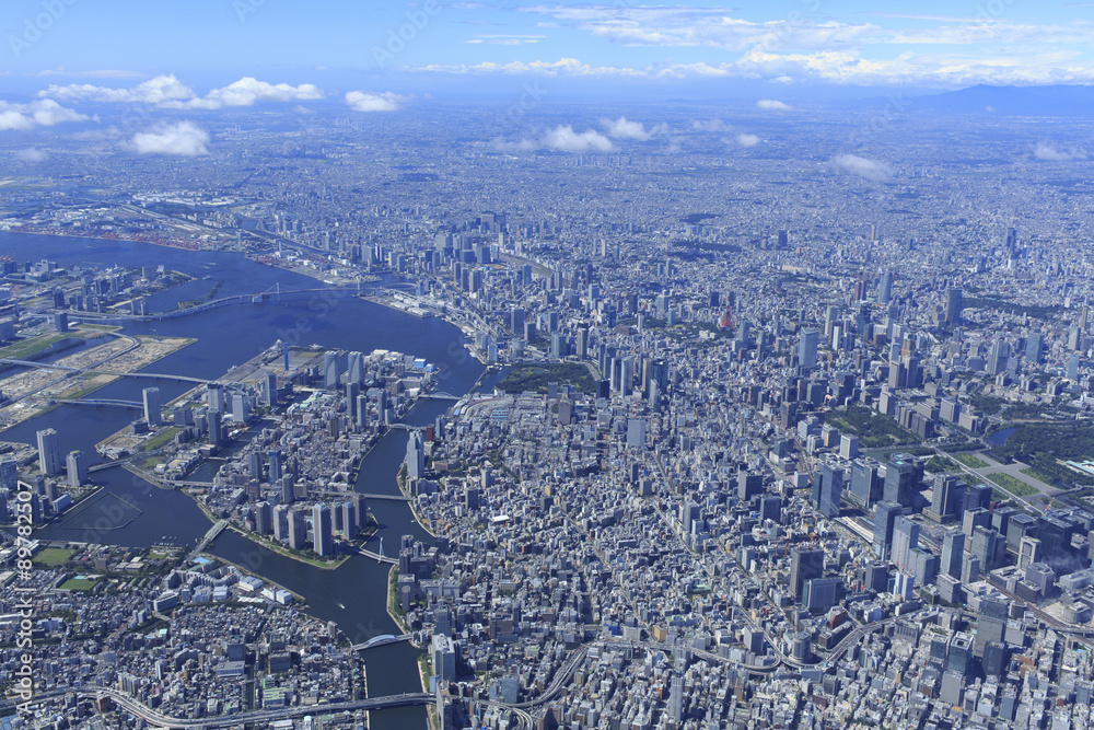 東京の広域風景／空撮