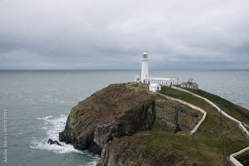 South Stack lighthouse on Anglesey, North Wales