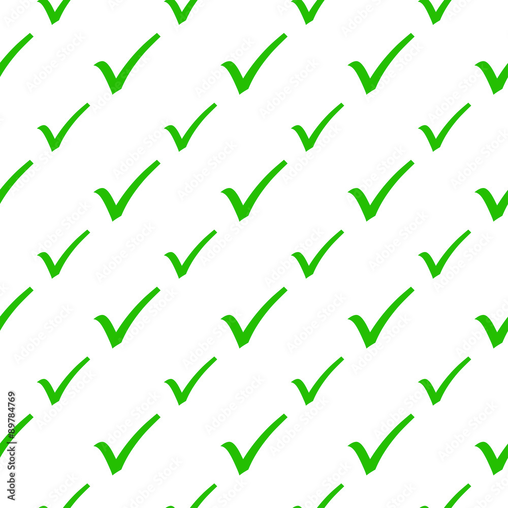 seamless pattern with Check Marks
