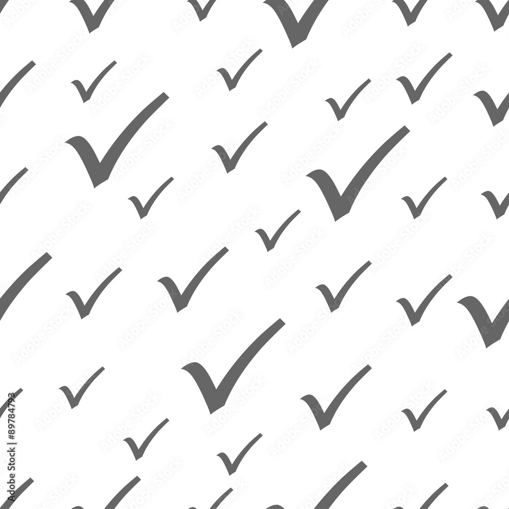 seamless pattern with Check Marks
