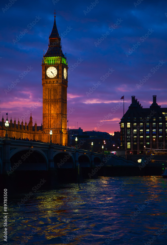 Fototapeta premium London. Big Ben clock tower.