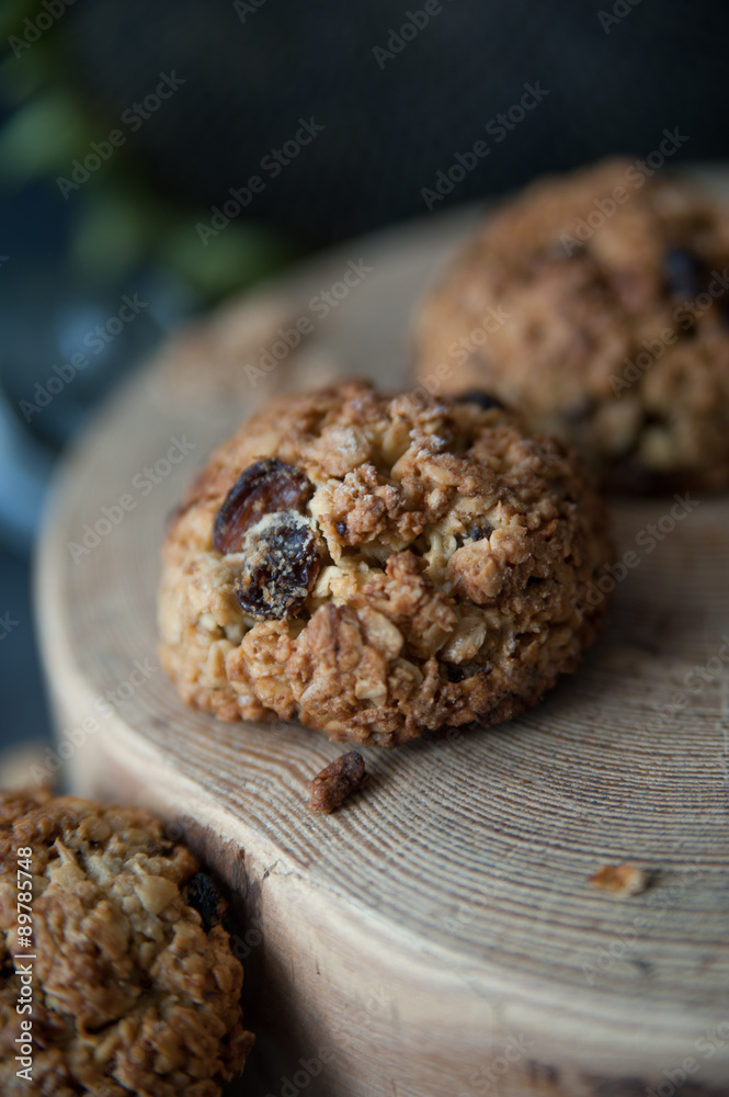 Fototapeta premium Healthy muesli cookies