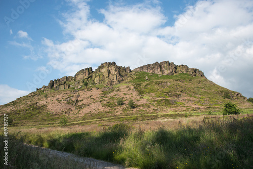 Popular UK climbing destination, The Roaches, in the Staffordshire Moorlands