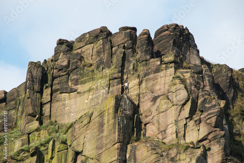 Popular UK climbing destination, The Roaches, in the Staffordshire Moorlands
