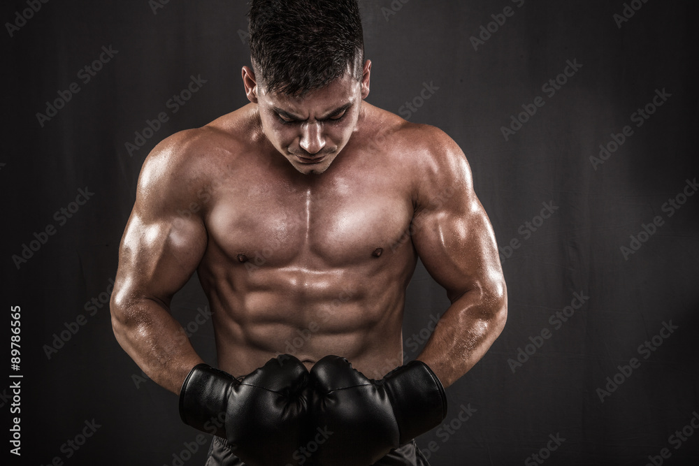 Strong boxer.