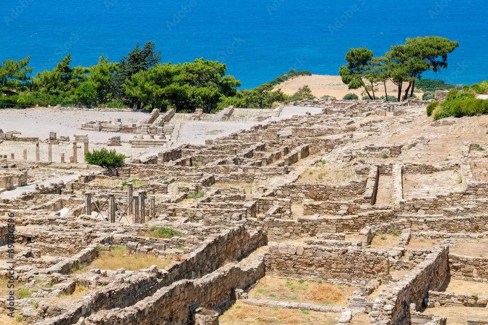 Kamiros ruins. Rhodes, Greece