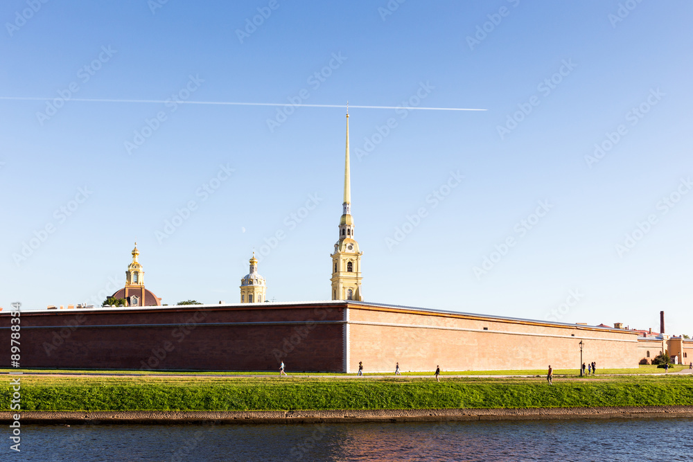 Obraz premium View on Peter and Paul Fortress