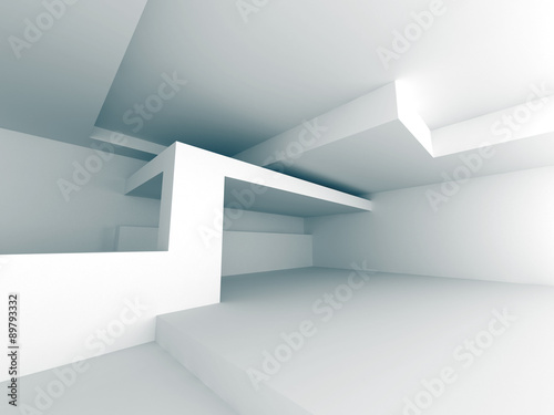White Abstract Building Construction Background
