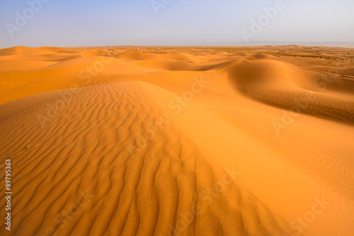 Sand dunes in the Sahara desert, Tagounite, Morocco