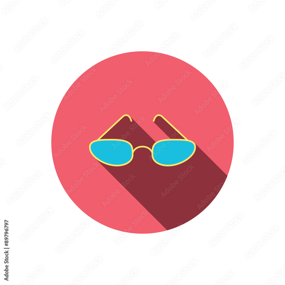 Glasses icon. Reading accessory sign. Glasses icon. Reading accessory sign.