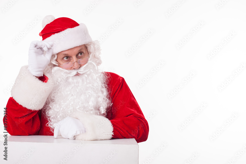Old Father Christmas is preparing for New Year Old Father Christmas is preparing for New Year