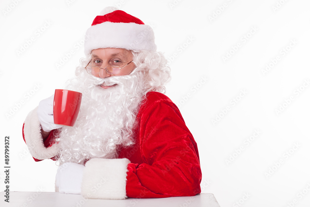 Gorgeous Father Christmas is resting after work Gorgeous Father Christmas is resting after work