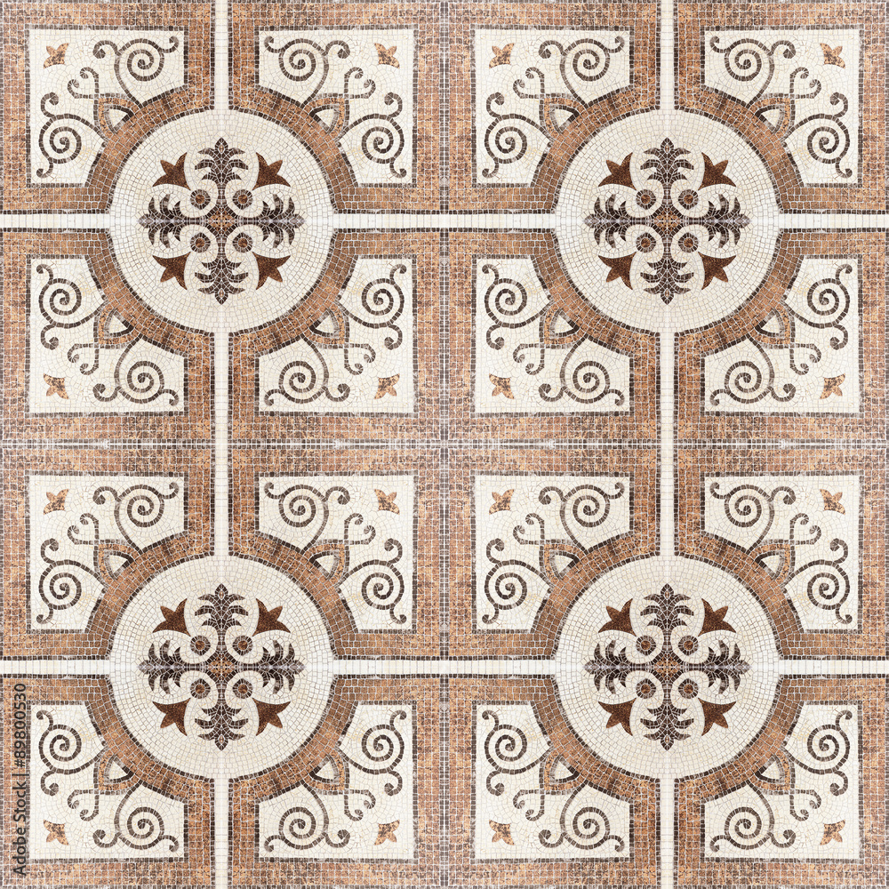 Old marble-stone mosaic texture or background Old marble-stone mosaic texture or background