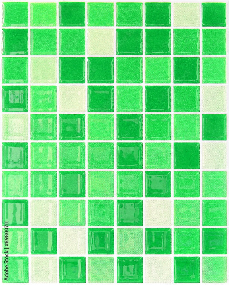 Seamless green square tiles pattern Seamless green square tiles pattern